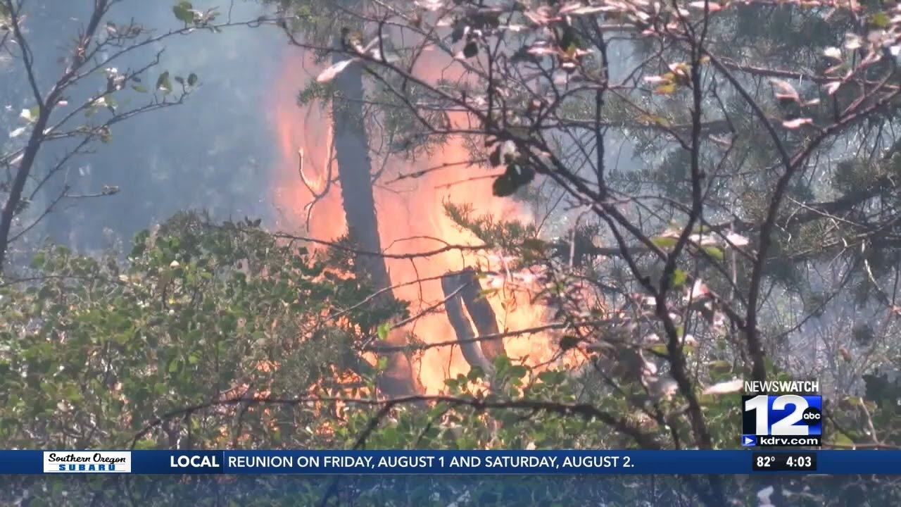 Fire danger rising across Southern Oregon - YouTube