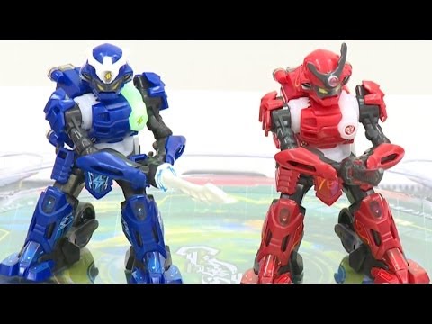 斬撃バトルロボット サムライボーグ で遊んでみた 2 竹斬り遊び イザッ 対決 編 Youtube