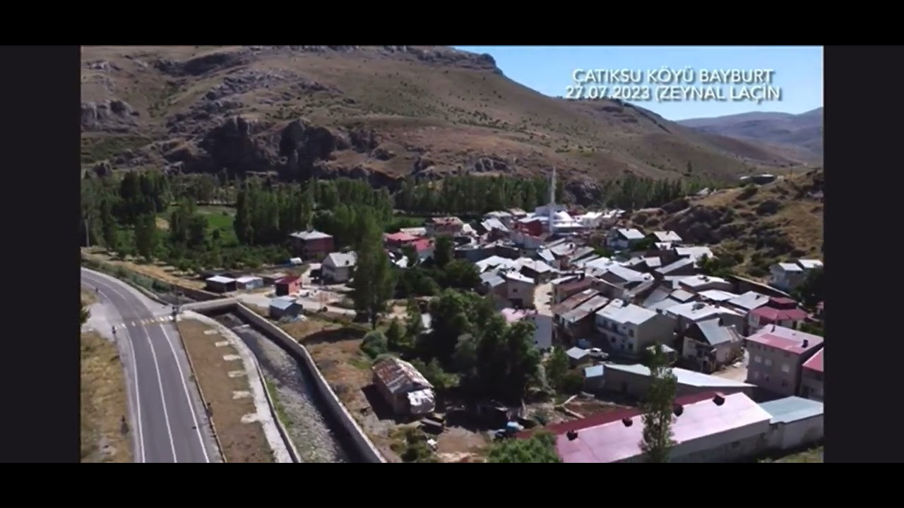 ÇATIKSU KÖYÜ BAYBURT DRONE ÇEKİMİ