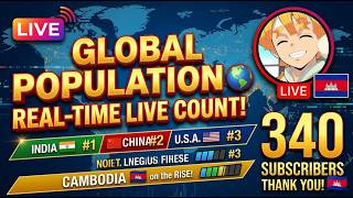 World Population Clock: 8.3 Billion People (LIVE, 2026) - Worldometer