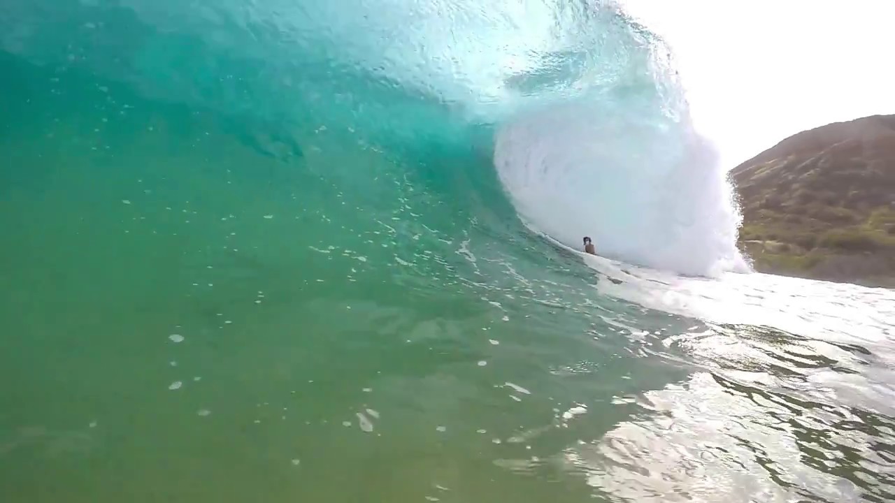 Hawaii Oahu bodysurfing Sandy beach YouTube