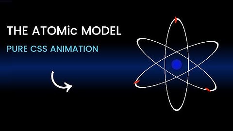 CSS SPEED ART: Atom Animation
