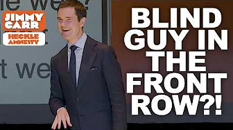 Jimmy's Hilarious Exchange With Blind Man in the Front Row!