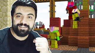 TAKIM ARKADAŞIMA DUVAR OLDUM! Minecraft: BED WARS