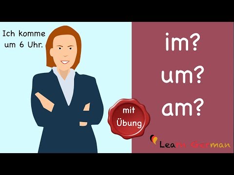 Learn German | Common Mistakes in German | um, im oder am | A1 | A2