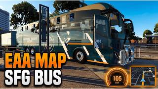 🚍 MCV BUS GOES CRAZY IN EAA MAP! 😱🔥 | Euro Truck Simulator 2