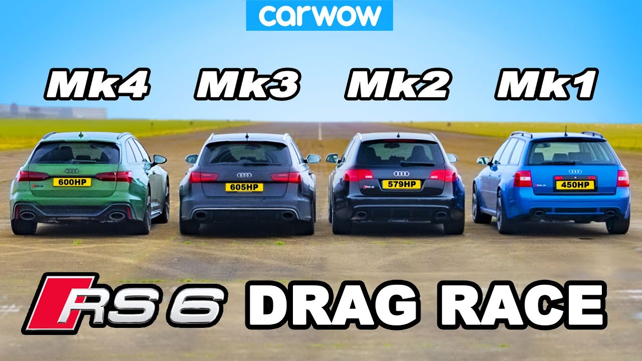 Download Audi RS6 generations DRAG RACE