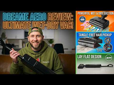 The Dreame Aero Vacuum Mop Fits Under Furniture And Handles Hair!