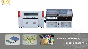 boxes vertical L sealing shrink wrapping machine