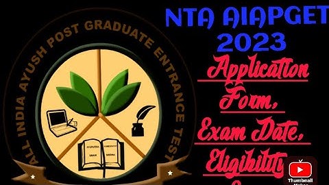 AIAPGET 2023 Exam notification| Homoeopathic 2023 Entrance exam| Important Date