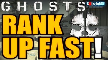 Call of Duty: Ghosts How To RANK UP FAST! (COD Ghosts Level Up Fast XP Tips)