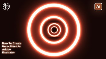 How To Create Neon Light Effect In Adobe Illustrator in Urdu/Hindi || Tutorial