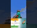 ❤️‍🔥Minecraft Honorable Festival:😍 Celebrating🎊Republic Day with Joy!🎉#shorts  #minecraft