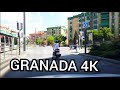 4K- Driving GRANADA downtown, Andalusia, Spain 🇪🇸