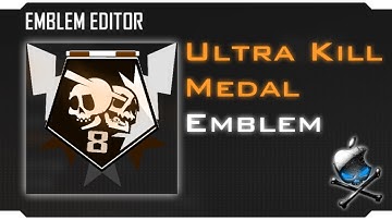 Black Ops 2 - Ultra Kill Medal (suggested emblem) [Emblem Tutorial]