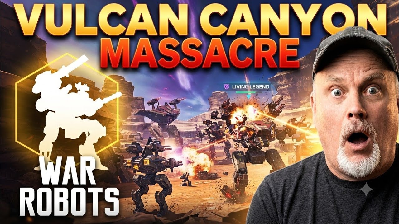 VULCAN CANYON MASSACRE || WAR ROBOTS WR ||