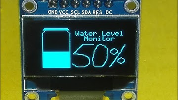 Part 1 - How to make Water Level Monitoring system using OLED display - Demo