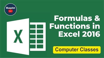Formulas and Functions in Excel 2016 |Excel Formulas and Functions| AutoSum Feature in Excel 2016|