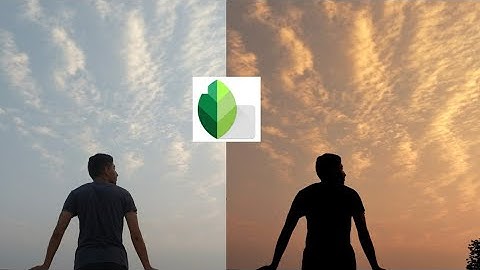 Learn SILHOUETTE PHOTO EDITING-SNAPSEED APP in 5 minutes!!!
