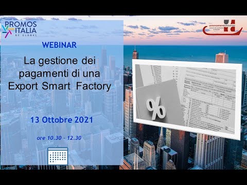 La gestione dei pagamenti di una Export Smart Factory