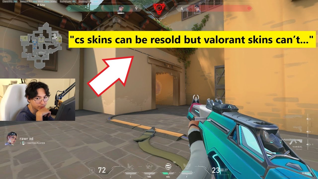 sen tenz talking about the differences between cs skins and valorant ...
