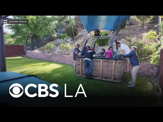 Passenger shares video of hot air ballon emergency landing in Temecula backyard