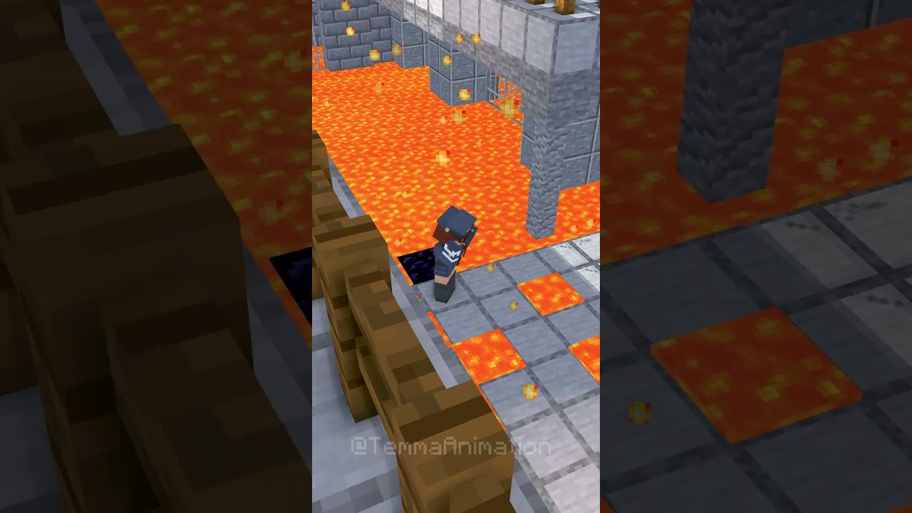 SAVE JJ and Mikey Vs Lava Girl Prison Escape  - MAIZEN Minecraft Animation #minecraft #shorts