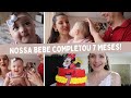 7 MESES DA NOSSA BEBE - MESVERSARIO TEMA MINNIE MOUSE