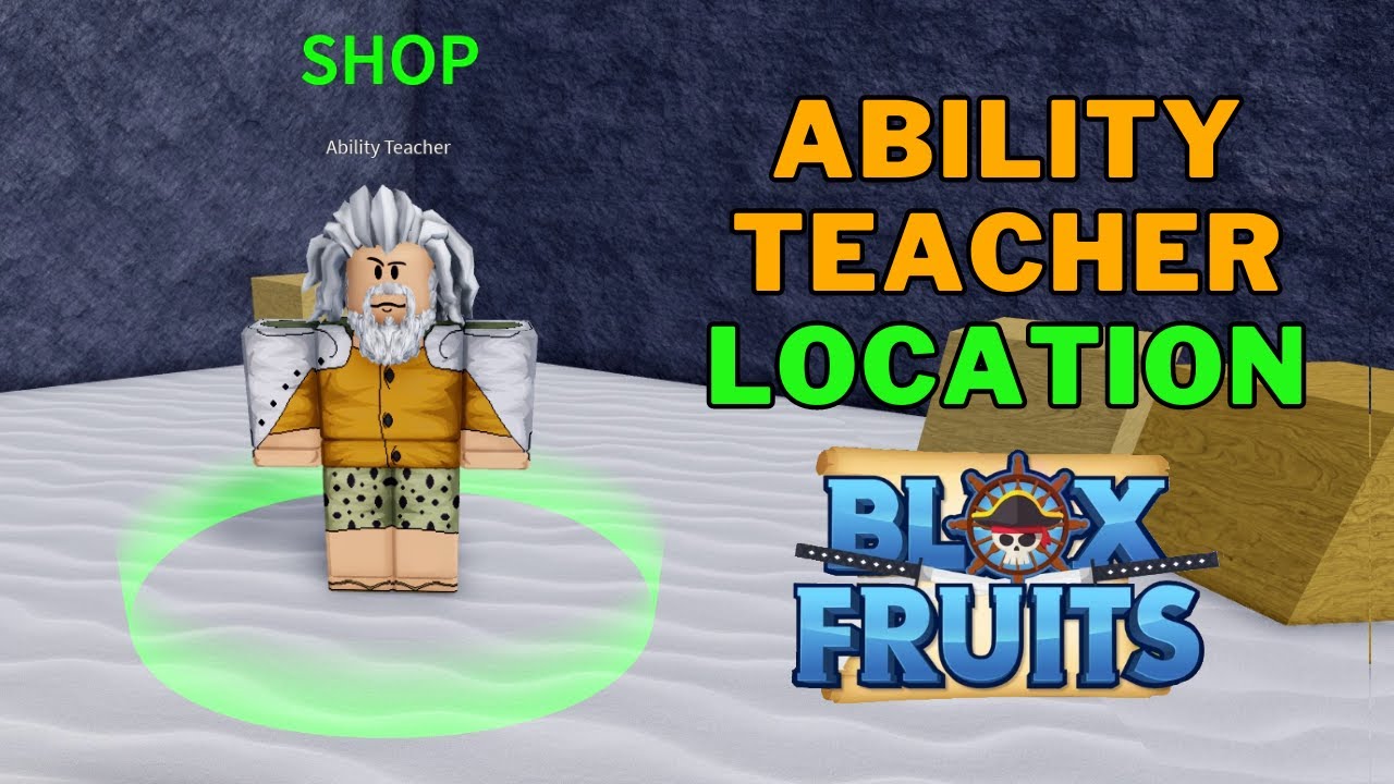 Blox Fruits How To Find Ability Teacher #roblox #bloxfruits