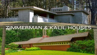 ZIMMERMAN & KALIL HOUSES ..Frank Lloyd Wright designed homes (Manchester, NH)