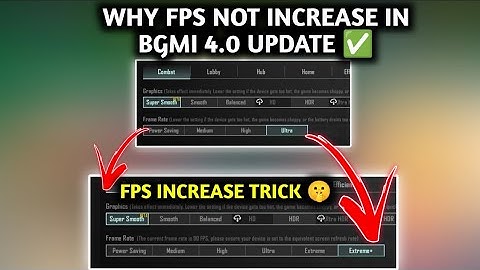 Why FPS Not Increase 😭 Bgmi SUPER SMOOTH Option Not Showing Trick 🔥 Bgmi SUPER SMOOTH Option Setting