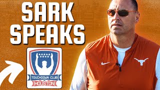 WATCH: Steve Sarkisian Speaks About Texas Longhorns Football at the Touchdown Club of Houston