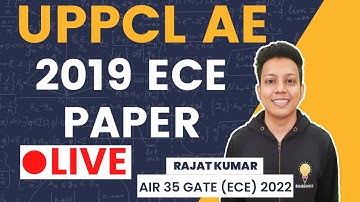 🔴 UPPCL AE | 2019 ECE Paper Discussion | LIVE 🔴