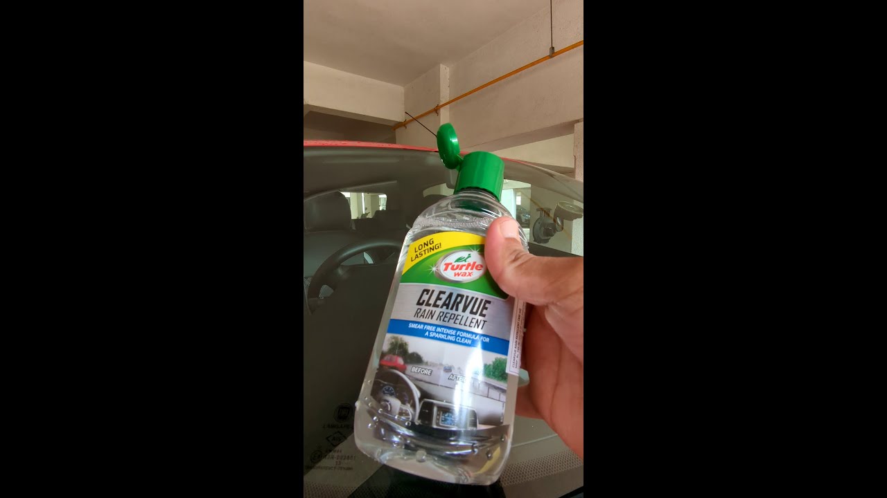 TURTLE WAX CLEAR VUE REVIEW RAIN X ULTIMATE RAIN REPELLENT