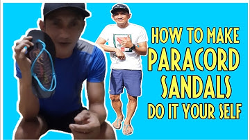 Paracord Sandals #DIY #paracord #diysandal