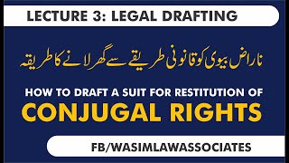 How to Draft a Suit for Restitution of Conjugal Rights screenshot 5