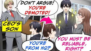 Got Demoted By CEO’s Son When I Argue Back! But I Was Welcomed as Competent…[RomCom Manga Dub]