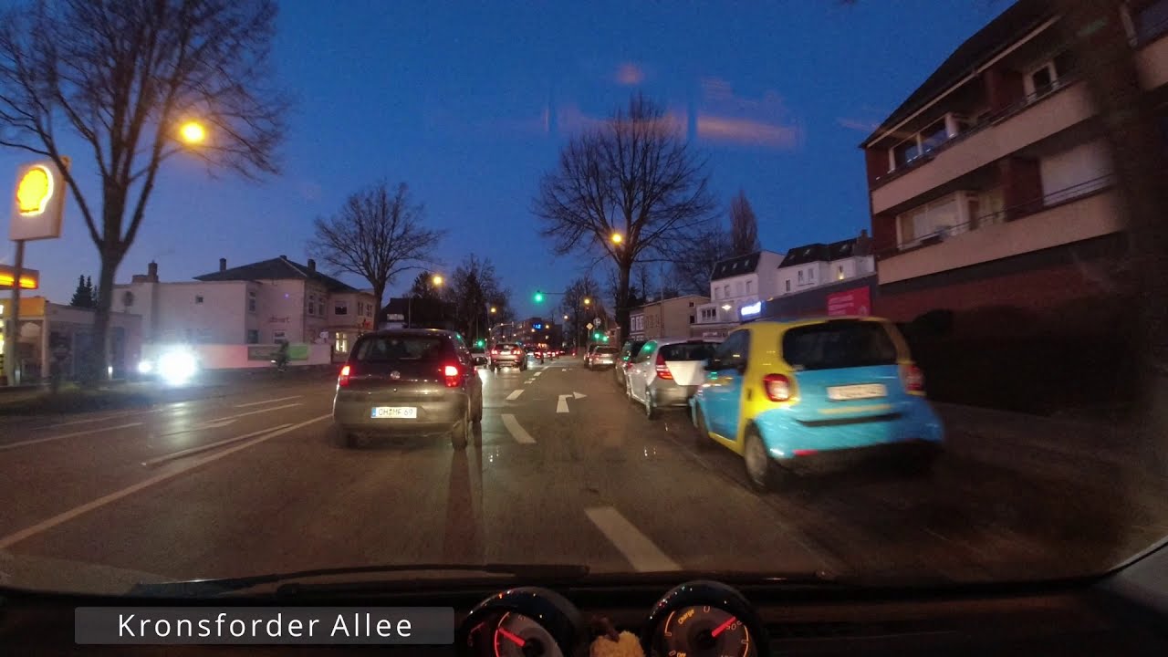 Realtime driving in Germany: Lübeck | March 2021