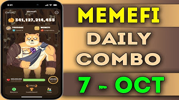 Memefi Daily Combo 7 October 2024 | today memefi 2,000,000 coin