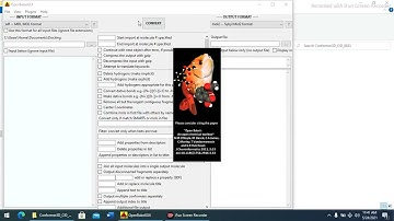 OpenBabel sdf to mol2 files conversion (File Preparations for molecular docking)