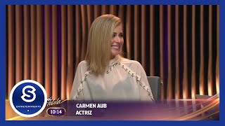 Carmen Aub, actriz mexicana, en Entrevista en Me lo dijo Adela | La Saga Entretenimiento