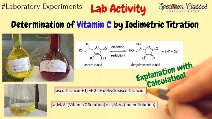 Bestimmen Sie Vitamin C in Tabletten mit Iodlösung | Saft | Iodometrische Titration