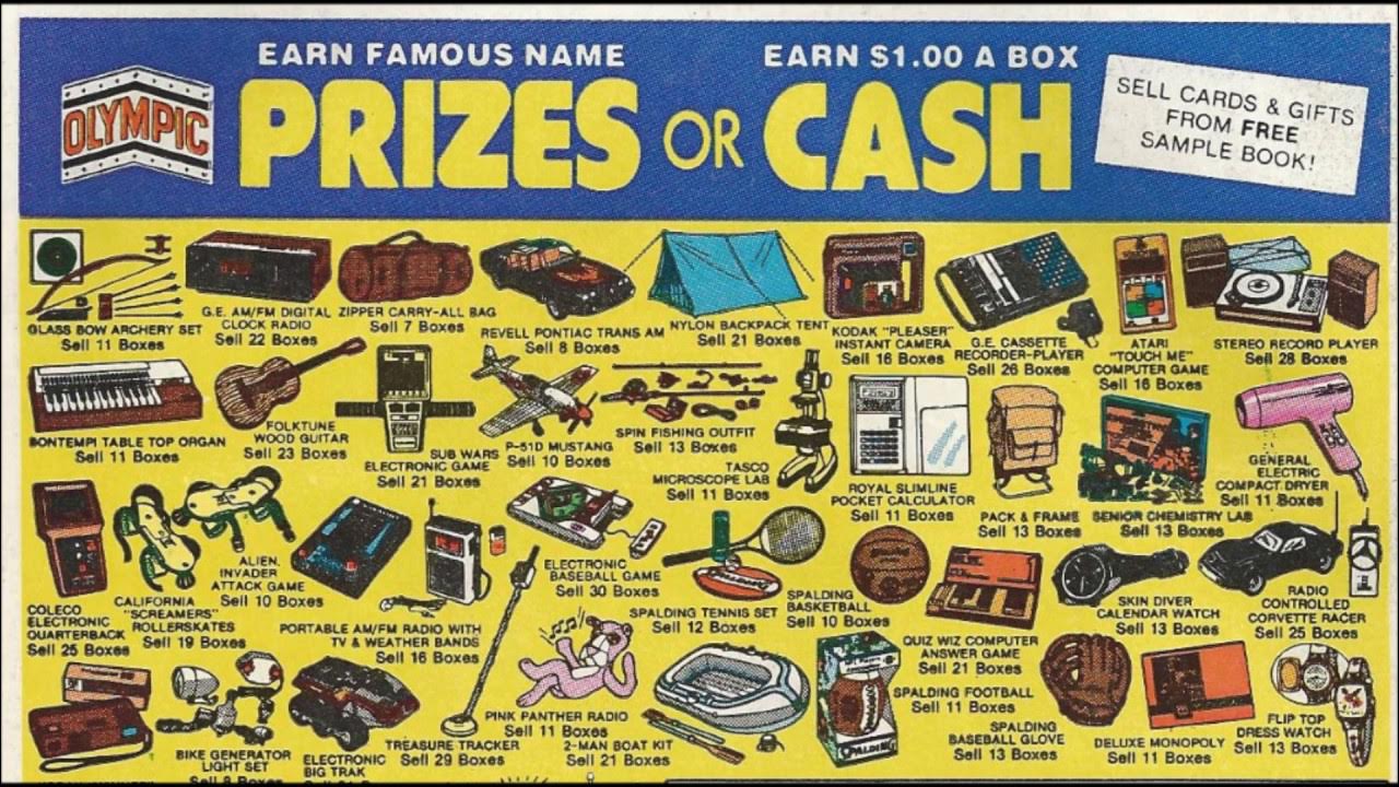 COMIC MAN PRODUCTIONS OLYMPIC SALES CLUB CARDS GIFTS PRIZES CASH COMIC