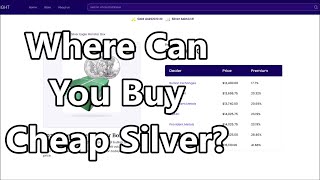 Where Is The Cheapest Place To Buy Silver - Price Comparison Website Spotlightbullion WILL Tell You!