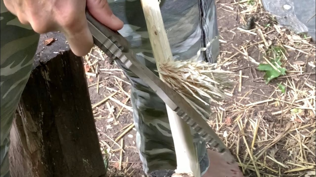 Tracker Knife, Feather Stick, Hand Drill Friction Fire