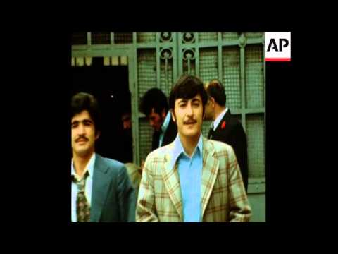 SYND 22/05/74 TURKISH FILM ACTOR, YILMAZ GUNEY, RELEASED FROM PRISON