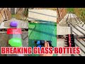 🎈 Breaking Glass Bottles &amp; Balloon Drops 💥Crushing Crunchy &amp; Soft Things!#asmr #shorts