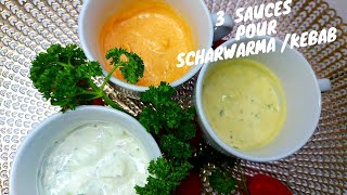 Sauces Kebab/shawarma || moins caloriques pour tes sandwichs et plats de salade 🥗 .