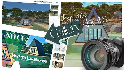 Replace gallery pictures in The Sims 4 - How to use your own pictures! //Custom Panel Tutorial//