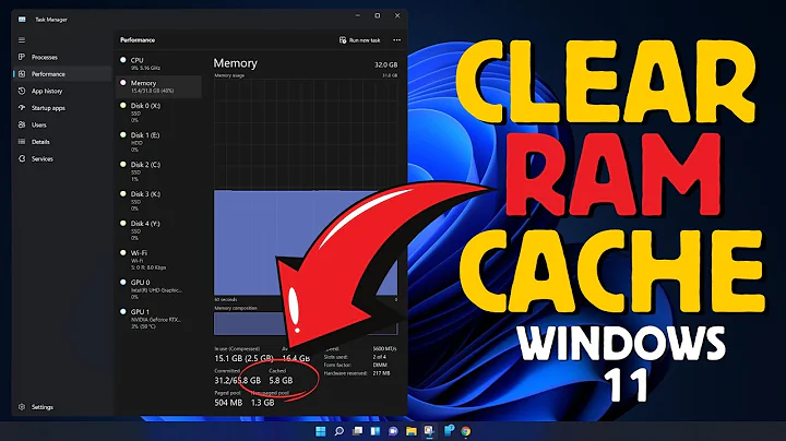 How to Clear RAM Cache in Windows 11